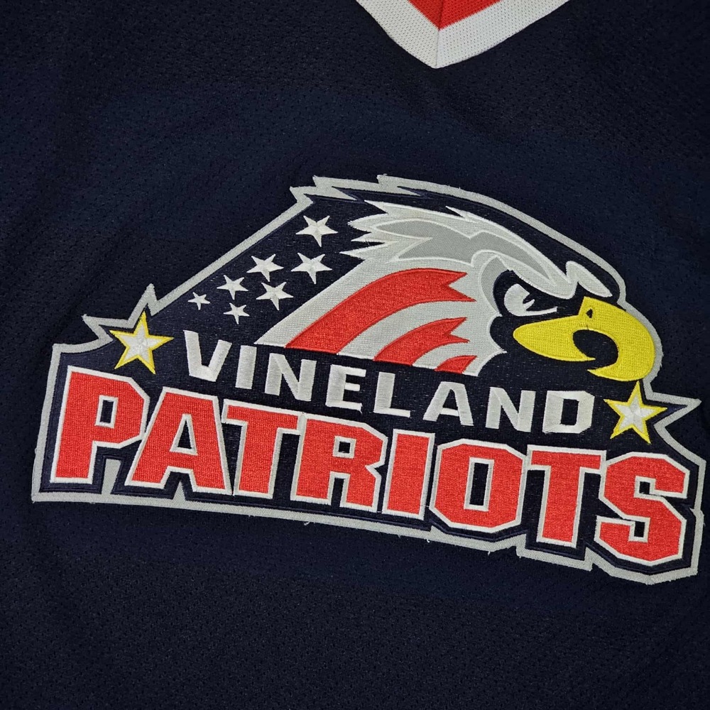 Vineland Patriots Vintage 90s CCM Hockey Jersey - Picture 3 of 8